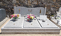 Arte funerária, campa em granito